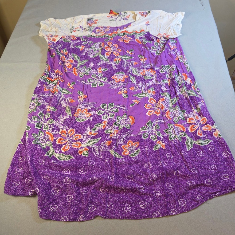 Women’s Purple Floral Mini Dress